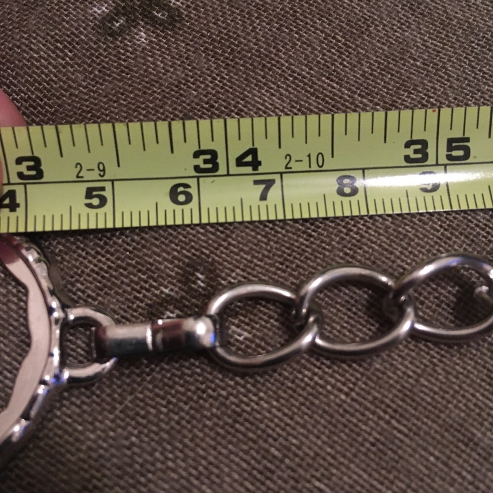 Silver Chain Link Necklace - Picture 7 of 8